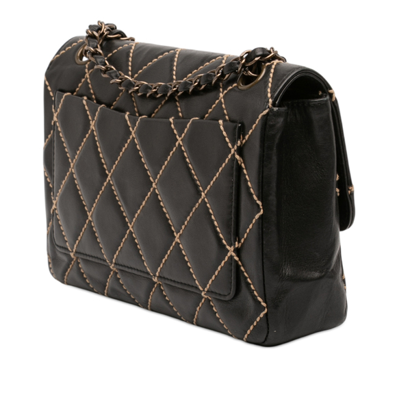 Pre-Loved Chanel CC Wild Stitch Lambskin Flap - Picture 2 of 11